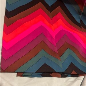 Trina Turk Multicolor Chevron Skirt